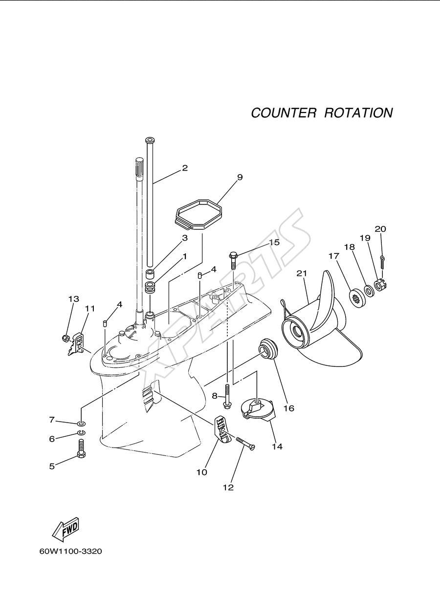 LOWER CASING DRIVE 4